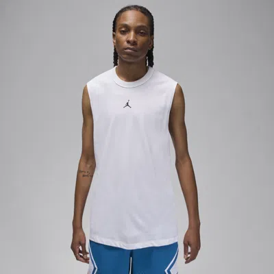 Jordan Men's  Sport Dri-fit Sleeveless Top In White