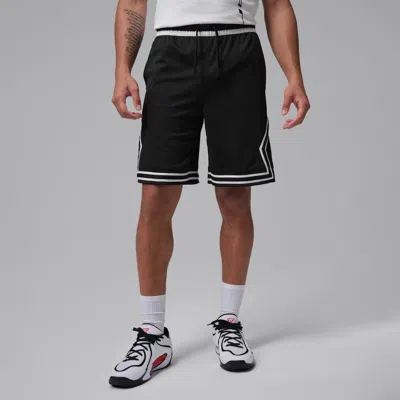 Jordan Mesh Diamond Shorts In Black