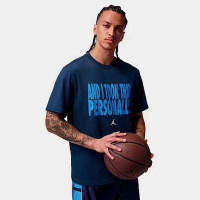 Jordan Men's Sport Dri-fit And I Took That Personally T-shirt In Blue