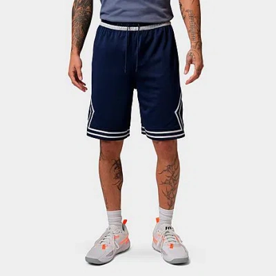 Jordan Men's Sport Dri-fit Diamond 9" Mesh Shorts In Blue