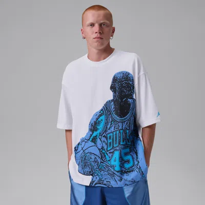 Jordan Men's  Sport Dri-fit Graphic T-shirt In White