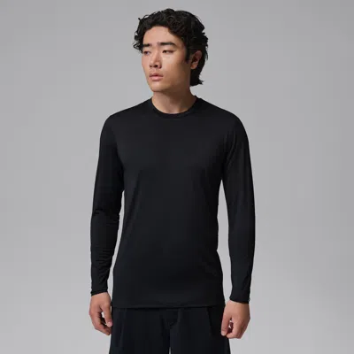 Jordan Men's  Sport Dri-fit Long-sleeve Base Layer Golf Top In Black