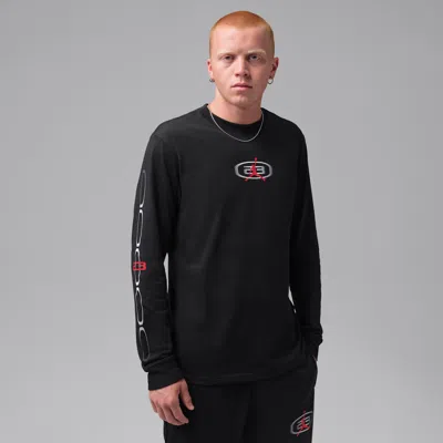 Jordan Men's  Sport Dri-fit Long-sleeve T-shirt In Black