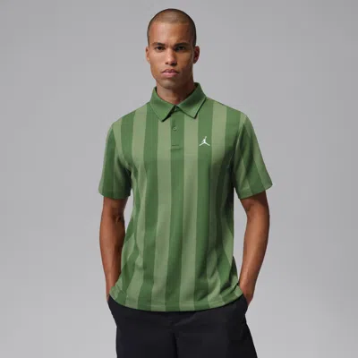 Jordan Men's  Sport Dri-fit Printed Golf Polo In Green