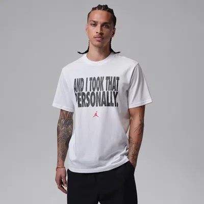 Jordan Men's  Sport Dri-fit T-shirt In White