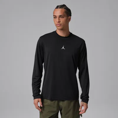 Jordan Men's  Sport Essentials Dri-fit Long-sleeve Top In Black
