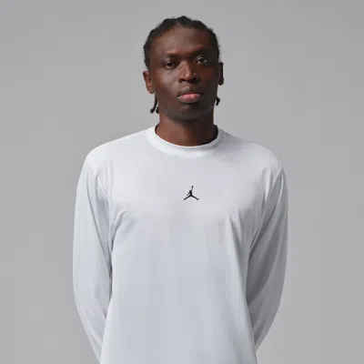 Jordan Men's  Sport Essentials Dri-fit Long-sleeve Top In White