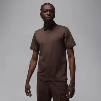 Jordan Men's  Sport Golf Polo In Brown