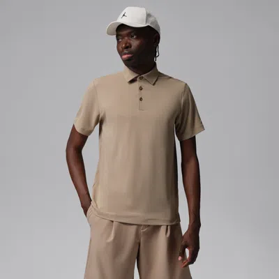 Jordan Men's  Sport Golf Polo In Brown