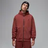 Jordan Men's  Sport Hoop Fleece Dri-fit Full-zip Hoodie In Brown