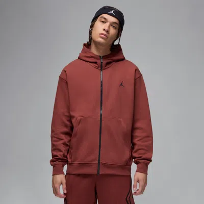 Jordan Men's  Sport Hoop Fleece Dri-fit Full-zip Hoodie In Brown