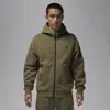 Jordan Men's  Sport Hoop Fleece Dri-fit Full-zip Hoodie In Green