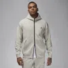 Jordan Men's  Sport Hoop Fleece Dri-fit Full-zip Hoodie In Grey