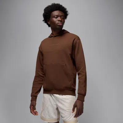 Jordan Men's  Sport Hoop Fleece Dri-fit Pullover Hoodie In Brown