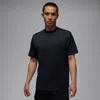 Jordan Men's  Sport Mock-neck Golf T-shirt In Black