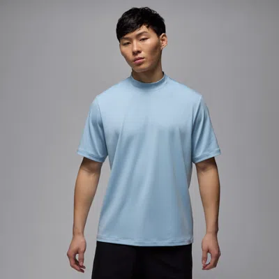 Jordan Men's  Sport Mock-neck Golf T-shirt In Blue