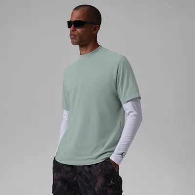 Jordan Men's  Sport Mock-neck Golf T-shirt In Green