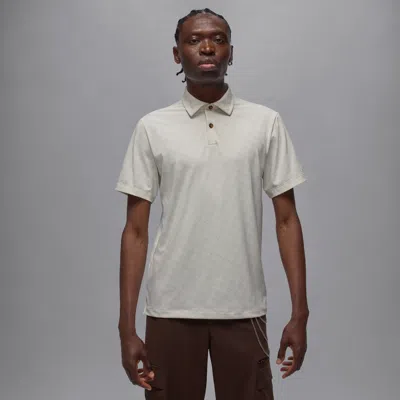 Jordan Men's  Sport Printed Golf Polo In White