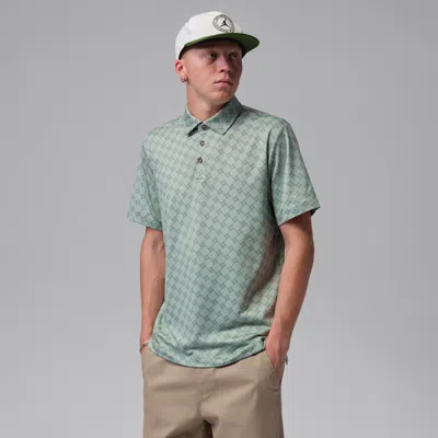Jordan Men's  Sport Printed Golf Polo In Green