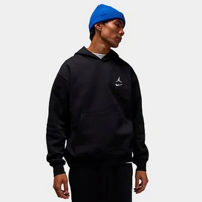 Jordan Men's Swoosh Brooklyn Fleece Pullover Hoodie In Black