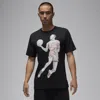 Jordan Men's  T-shirt In Sail/black