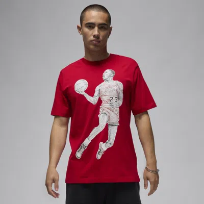 Jordan Men's  T-shirt In Gym Red