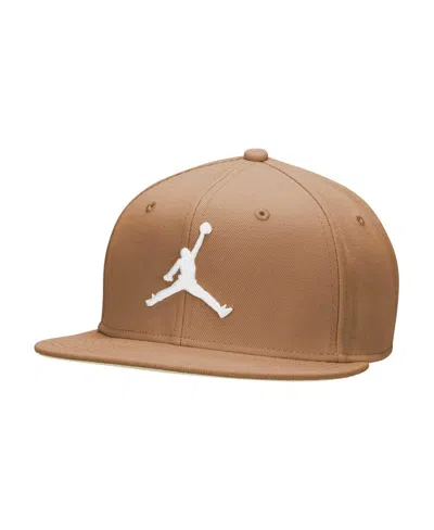 Jordan Men's Tan Pro Jumpman Snapback Hat