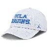 Jordan Men's Ucla Bruins Core Club Mascot Wordmark  Brand College Adjustable Hat In White