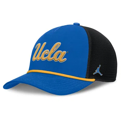 Jordan Men's Ucla Primetime Rise  Brand College Trucker Adjustable Hat In Blue