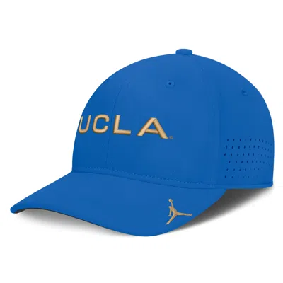 Jordan Men's Ucla Sideline Club Gameday  Brand Dri-fit College Hat In Blue