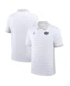 Jordan Men's White Florida Gators 2025 Early Season Coaches Sideline Victory Stripe Performance Polo Shirt In White