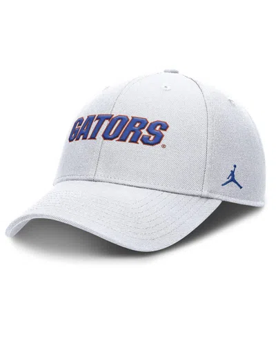 Jordan Men's White Florida Gators 2025 On-field Rise Performance Adjustable Hat