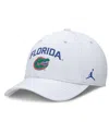 Jordan Men's White Florida Gators 2025 On-field Rise Performance Flex Hat In White
