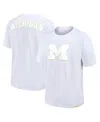 Jordan Michigan Wolverines Statement Max90 Nike Men's College T-shirt In White