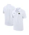 Jordan Men's White Michigan Wolverines 2024 Sideline Woven Performance Polo In White