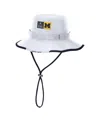 Jordan Men's White Michigan Wolverines Apex Swoosh Boonie Hat