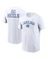 Jordan Men's White North Carolina Tar Heels Blitz 2-hit T-shirt