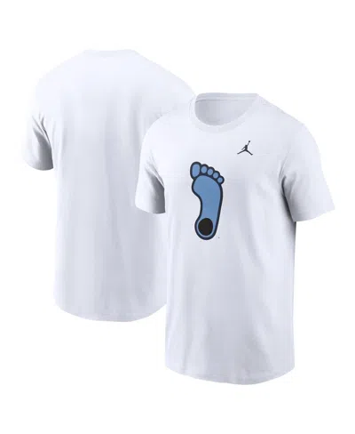 Jordan Men's White North Carolina Tar Heels Primetime Evergreen Alternate Logo T-shirt