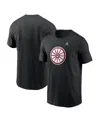 Jordan Men's Anthracite Oklahoma Sooners Primetime Evergreen Alternate Logo T-shirt In Black