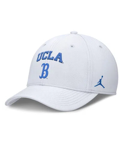 Jordan Men's White Ucla Bruins 2025 On-field Rise Performance Flex Hat