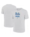 Jordan Men's White Ucla Bruins Campus Center Block Velocity Performance T-shirt In White
