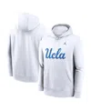 Jordan Men's White Ucla Bruins Primetime Club Fleece Pullover Hoodie In White