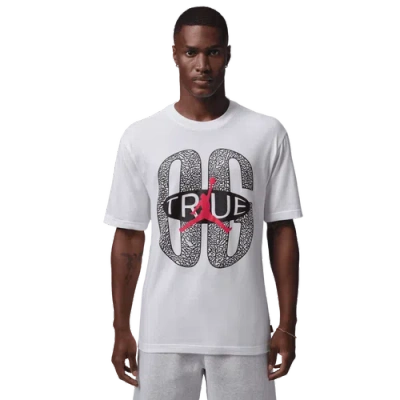 Jordan Mens 85 Short Sleeve Crew In White