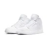 Jordan Nike Air  1 Mid Sneaker In White