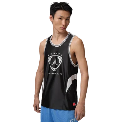 Jordan Mens Brooklyn Fc Sleeveless Jersey In Black