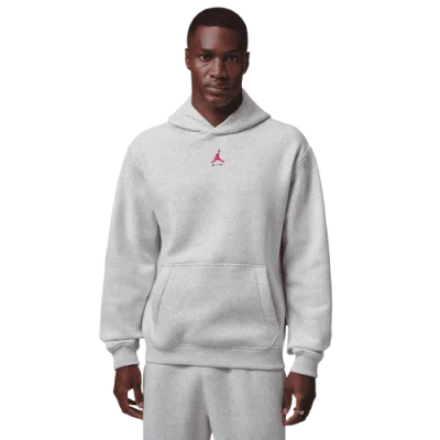 Jordan Mens Brooklyn Pullover Hoodie In Gray