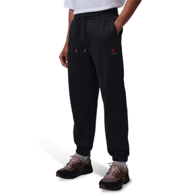 Jordan Mens Brooklyn St Fleece Cuff Pant Bb In Black