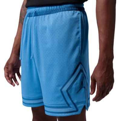 Jordan Mens Dri-fit Sport Diamond Shorts In Blue