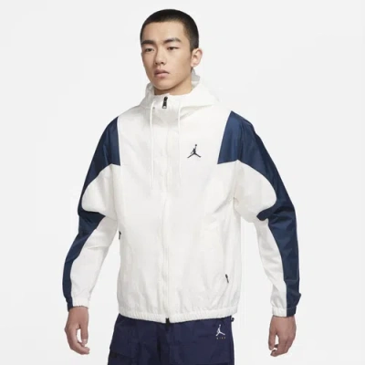 Jordan Mens Essential Woven Jacket In White