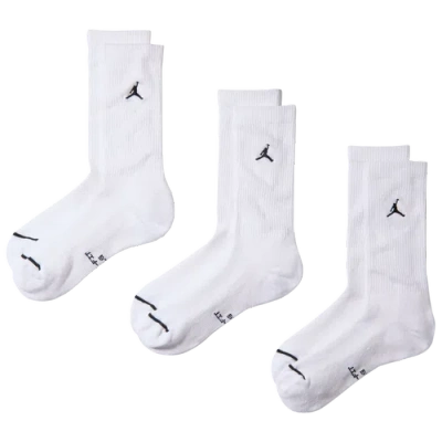 Jordan Mens Everyday 3 Pack Cushion Crew Socks -